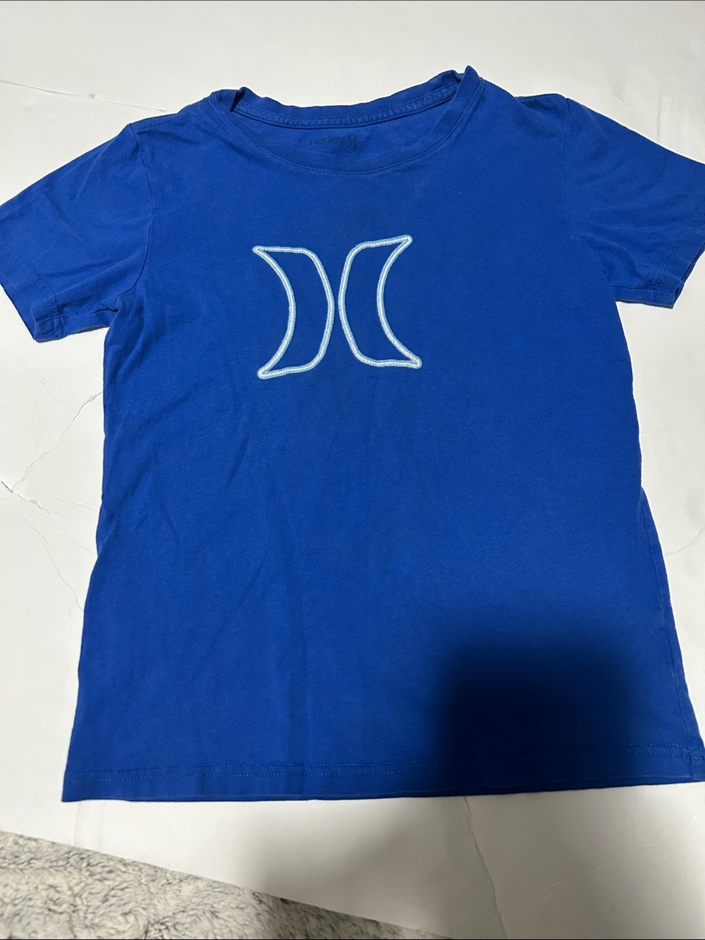 Hurley Royal Blue Logo Short Sleeve Tee